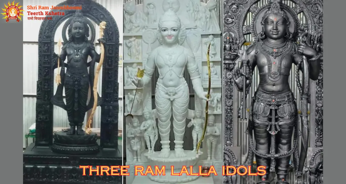 3 Ram Lalla Idols Exposed: Three Ram Lalla Idols for Ayodhya Ram Mandir ...